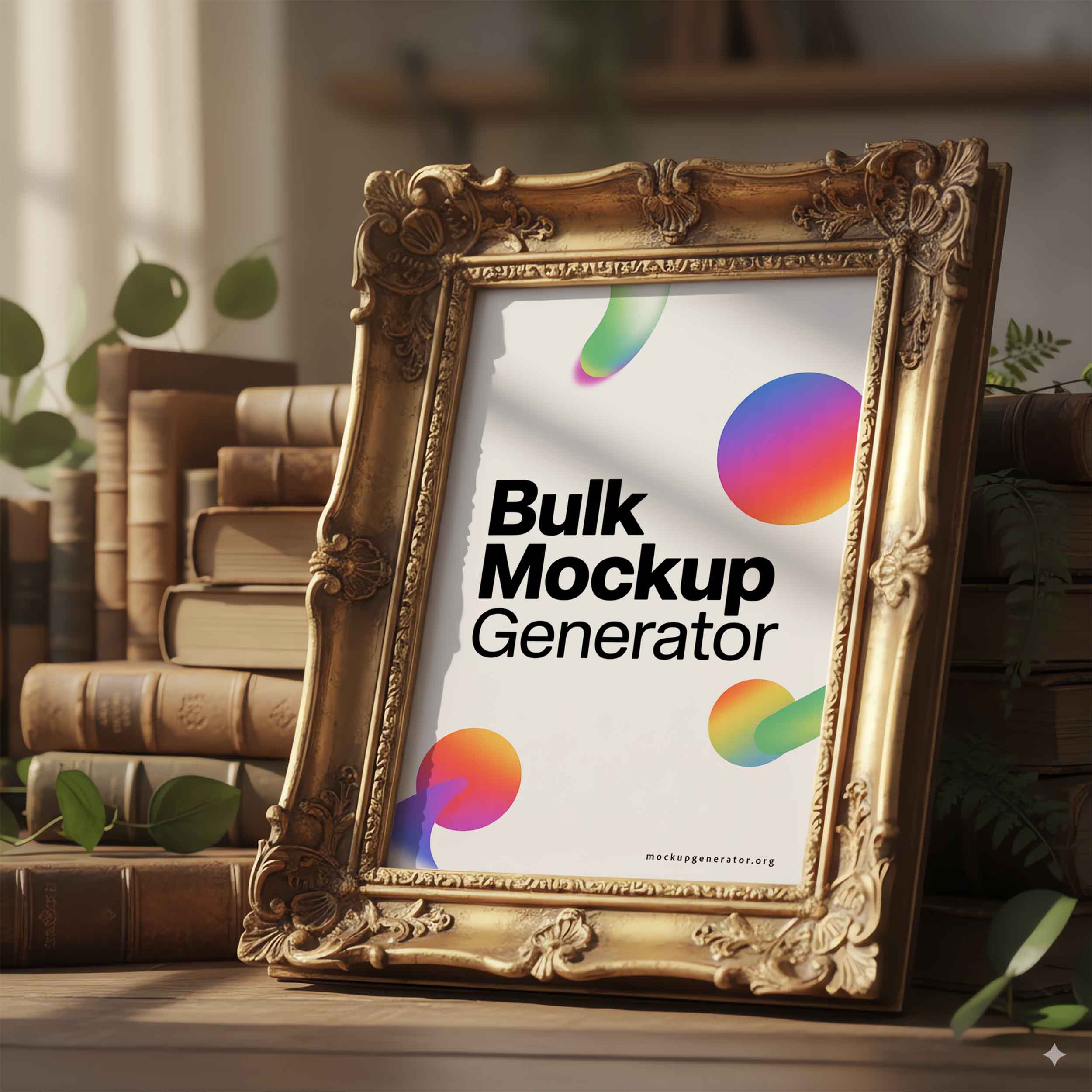 Vintage poster frame