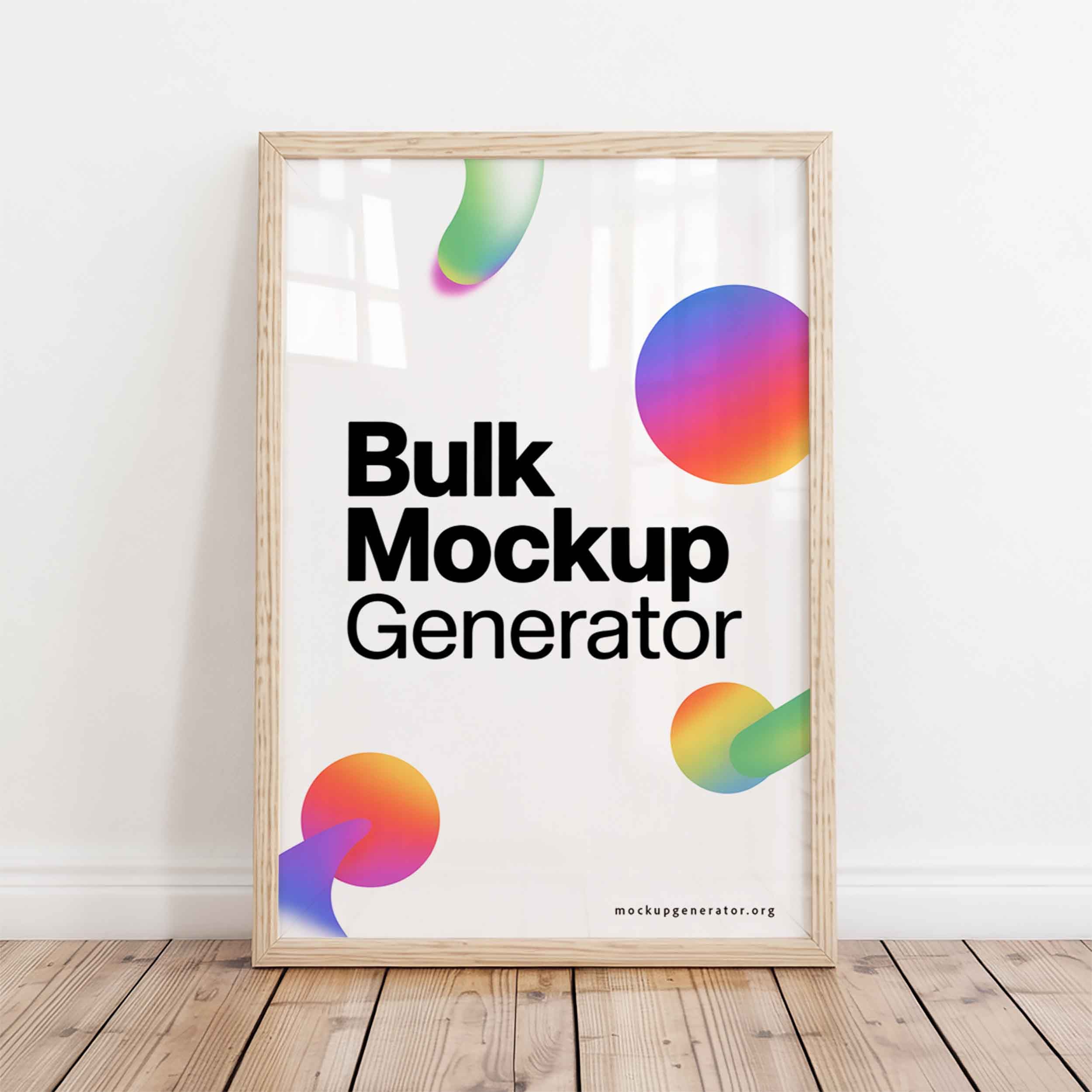 Classic poster on the floor