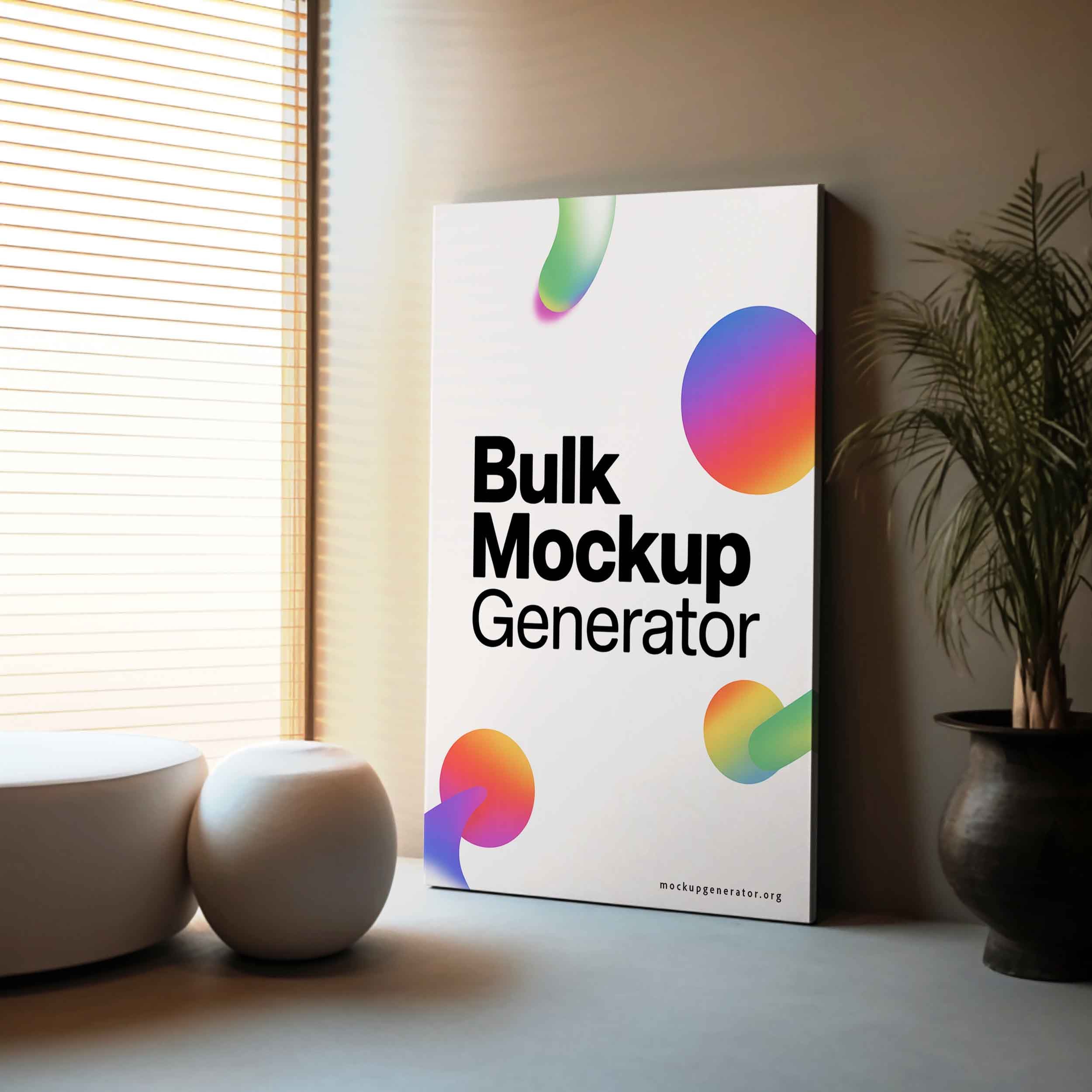 Canvas in living room